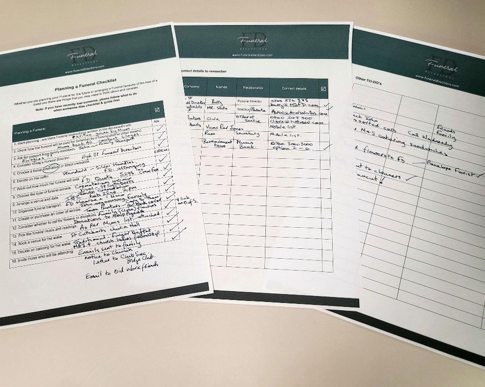 Repeat Using Hand Made Check List A Hand Written Checklist!